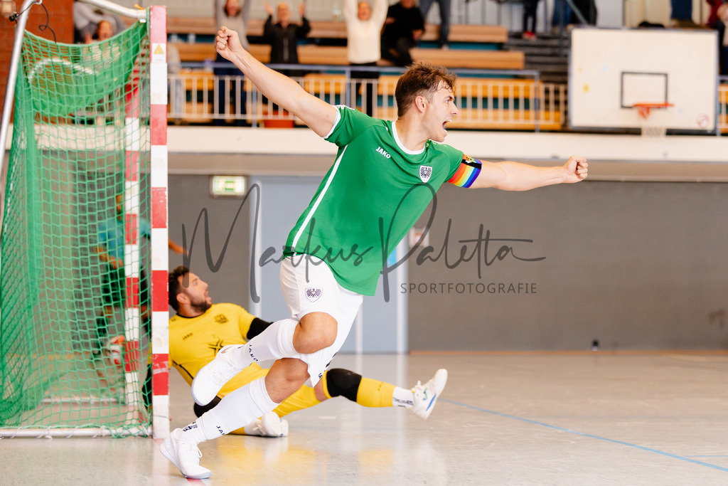 Futsal-Bundesliga, Saison 2025/2026, 4. Spieltag: SC Preußen Münster - SV Pars Neu-Isenburg | Futsal-Bundesliga, Saison 2025/2026, 4. Spieltag, SC Preußen Münster empfängt SV Pars Neu-Isenburg in der Universitäts-Sporthalle in Münster. Foto: sportfotografie.ms | Markus Paletta - Realisiert mit Pictrs.com