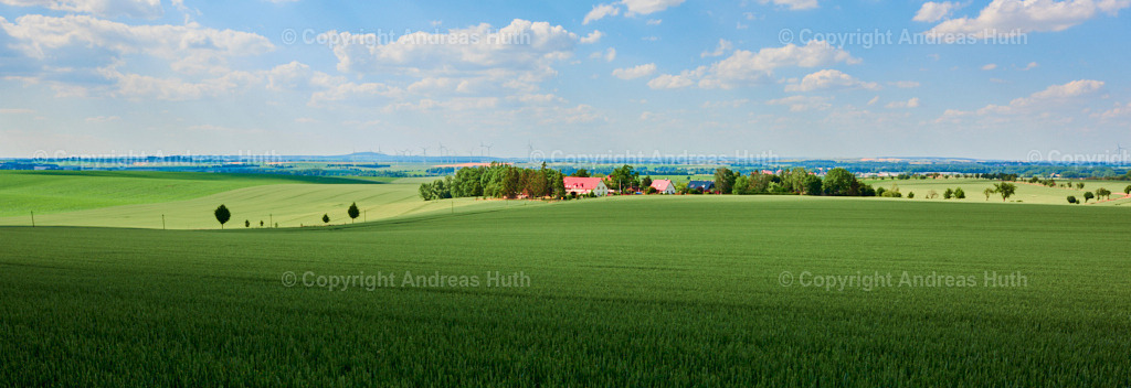 Blick vom Huthübel nach Steudten | Bedeutsame Landschaften Deutschlands - Realisiert mit Pictrs.com