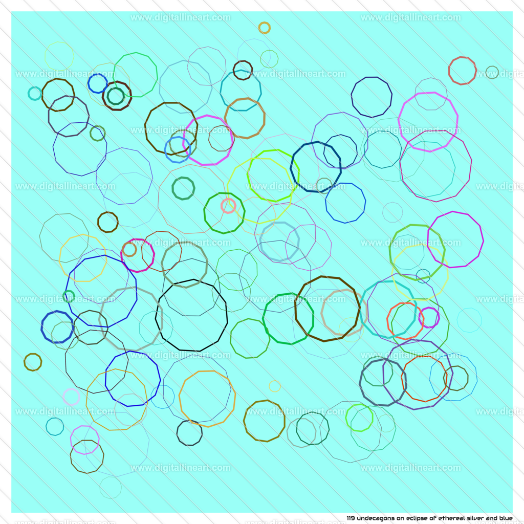 119-undecagons-eclipse-of-ethereal-silver-and-blue | digitallineart - Realisiert mit Pictrs.com