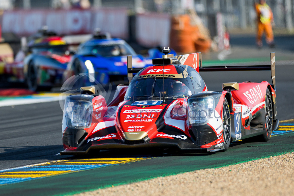 Trainproduction-20230607-1005 | LE MANS,FRANCE,07.Jun.23 - MOTORSPORTS - WEC, FIA World Endurance Championships, 24 Hours of Le Mans, Circuit de la Sarthe, qualifying. Image shows Sean Gelael (INA), Ferdinand Habsburg-Lothringen (AUT) and RObian Frijns (NED/ Team WRT). Photo: Trainproduction / Matthias Trinkl