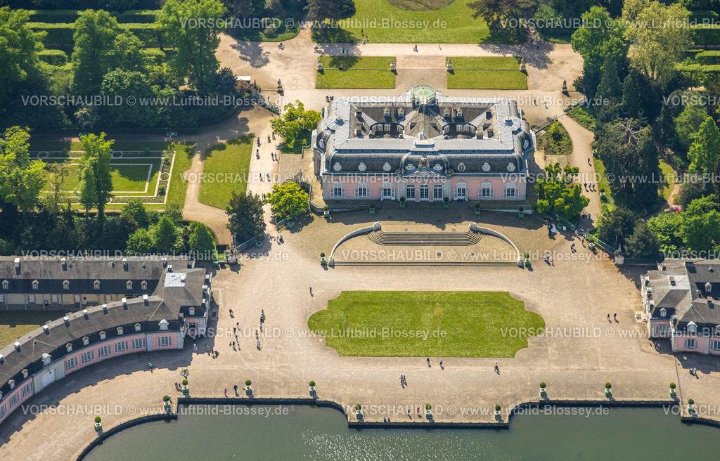 Duesseldorf240501448 | Luftbild, Schloss Benrath und Schlosspark, Benrath, Düsseldorf, Rheinland, Nordrhein-Westfalen, Deutschland