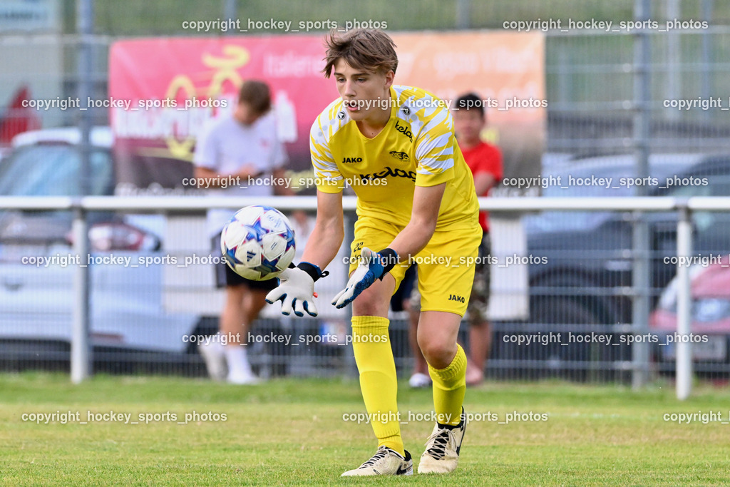 SC Magdalen vs. DSG Ledenitzen | #22 Michael Gaggl SC Magdalen, SC Magdalen vs. DSG Ledenitzen, SC Magdalen vs. DSG Ledenitzen am 19.07.2024 in Villach (Sportplatz Madalen), Austria, (Photo by Bernd Stefan)