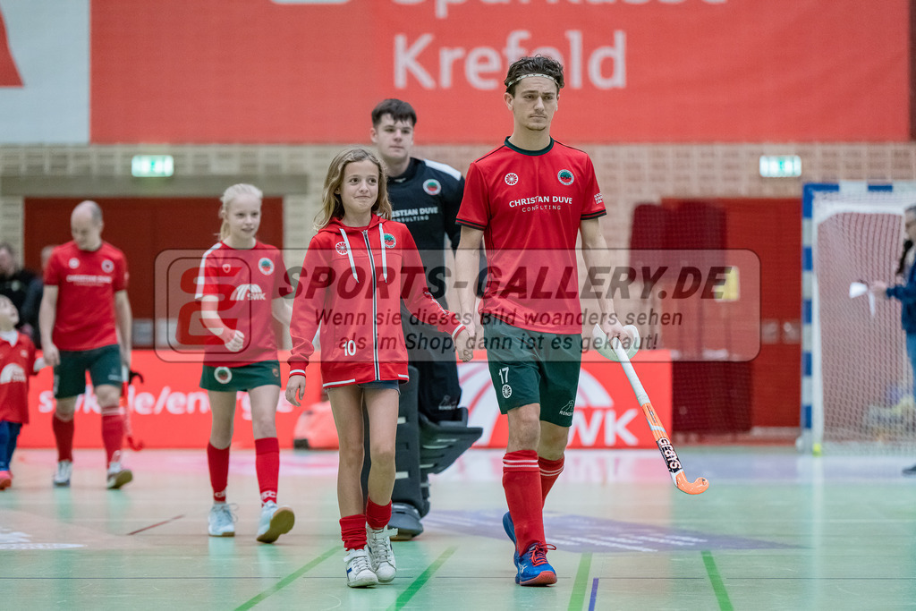 HK_20231216_107360 | 1. Bundesliga Herren  Crefelder HTC - Blau Weiß Köln am 16.12.2023 Sporthalle Glockenspitz, Krefeld ,