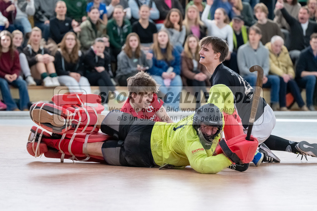 HK_20250202_102373 | 2. Bundesliga Halle Herren Club Raffelberg - Schwarz Weiss Köln am 2.2.2025 Halle am Raffelberg, Duisburg ,