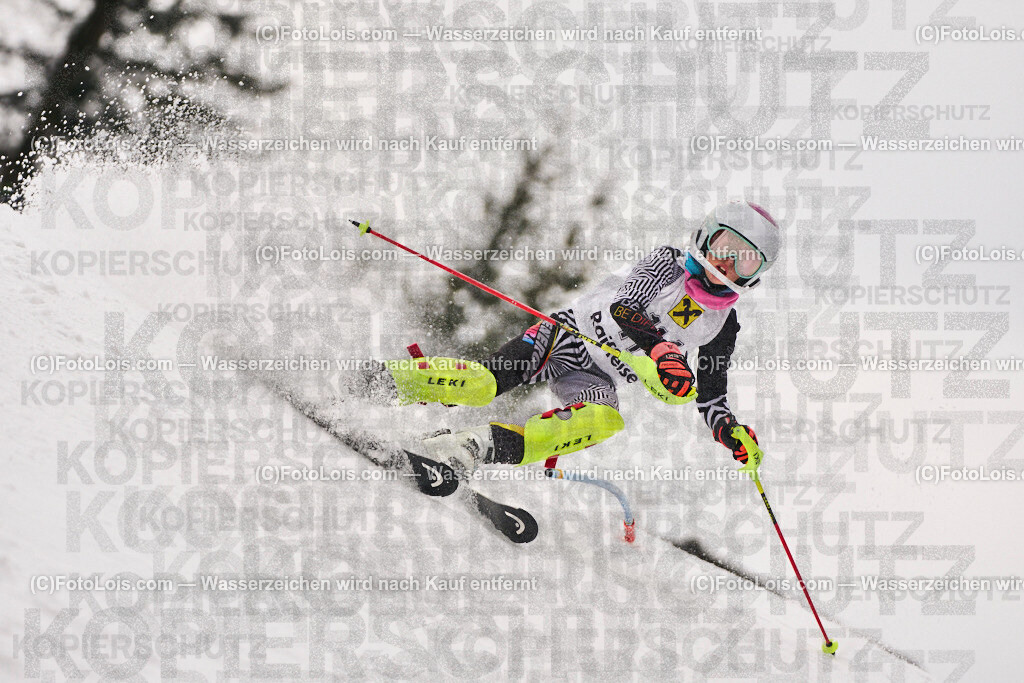 ALP4147_KinderCup-SL_STMK_Strallegg_Santner Anna | Raiffeisen KINDERCUP Alpin, SLALOM auf der JogllandStreif in Strallegg am So 23. Februar 2025. Veranstaller: Steirischer Skiverband (5000). Skiunion Strallegg (5197).
