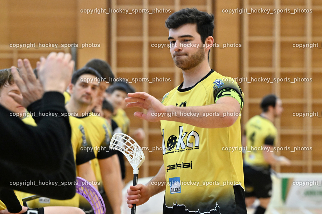 VSV Unihockey  vs. FBK Loka  | #10 Luka Peklaj FBK Loka, VSV Unihockey  vs. FBK Loka , VSV Unihockey  vs. FBK Loka  am 25.01.2026 in Villach (Ballspielhalle St. Martin), Austria, (Photo by Bernd Stefan)