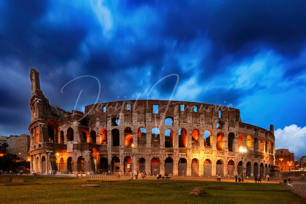 Kolosseum | Das Kolosseum in Rom bei Nacht