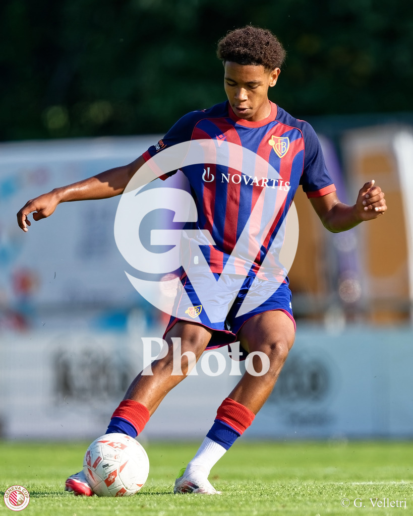 GenevaCup Group Phase - FC Basel v Meyrin FC | during the GenevaCup Group Phase match between FC Basel and Meyrin FC at Stade des Arberes in Meyrin, Switzerland