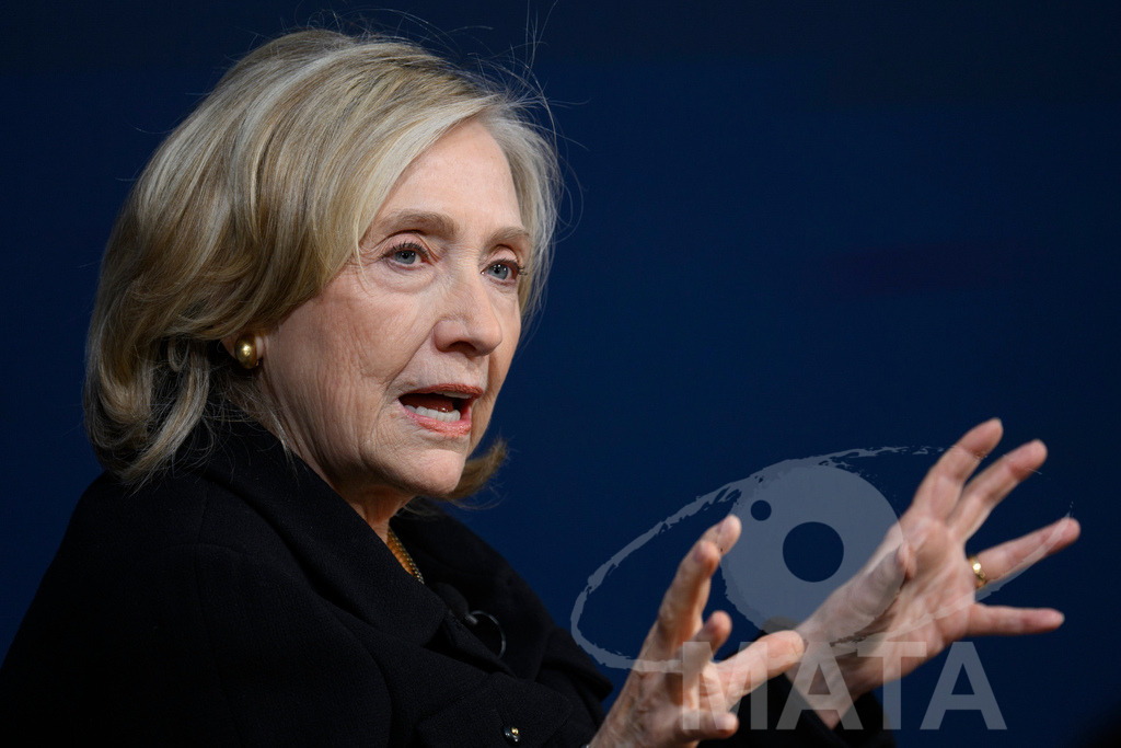 _DWA3862 | Die US-Politikerin Hillary Clinton auf der Veranstaltung Bridging Scholarship and Statecraft im Rahmen der Münchner Sicherheitskonferenz 2026. München, 13.02.2026 Bayern Deutschland  - Realized with Pictrs.com