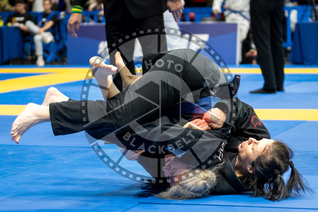 20240122PBB5972 | Fighters compete during the second day of the IBJJF European Championship in Paris, France, on January 22, 2024.