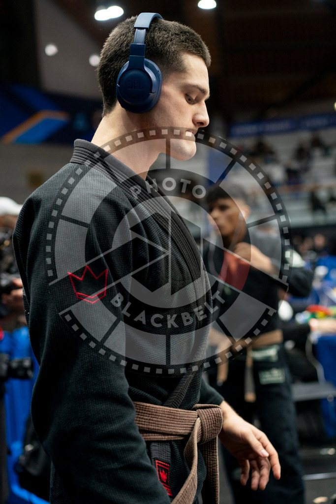 20240124PBB01415 | Fighters compete during the second day of the IBJJF European Championship in Paris, France, on January 24, 2024.