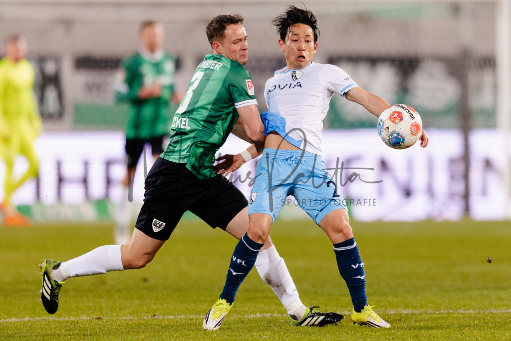 2. Bundesliga, Saison 2025/26, 21. Spieltag: SC Preußen Münster - VfL Bochum | Münster, 06.02.2026: 2. Bundesliga, 21. Spieltag, SC Preußen Münster gegen VfL Bochum im LVM-Preußenstadion in Münster. Foto: sportfotografie.ms | Markus Paletta - Realisiert mit Pictrs.com