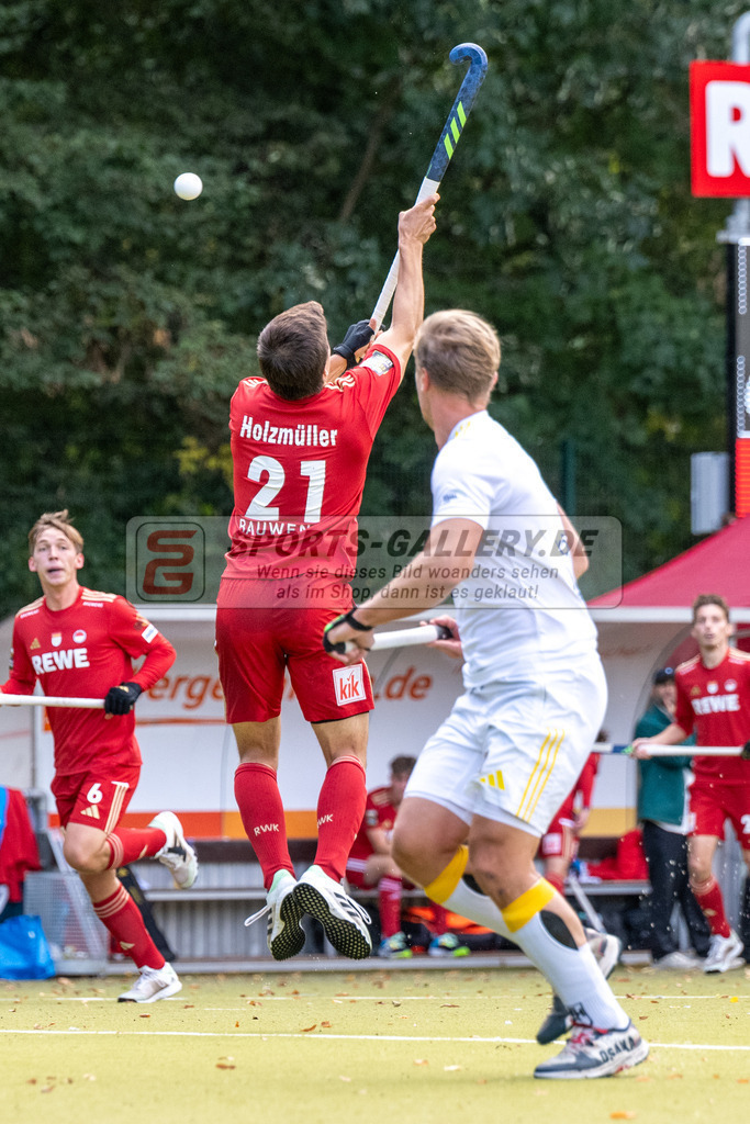 SFE_20231014_0014 | Hockey 1. Bundesliga Herren Rot-Weiss - Harvestehuder THC am 14.10.2023 in Köln (KTHC Stadion Rot-Weiss Köln Tennis and Hockey Club), Photo: Stephan Fehrmann 2023 (Sports-Gallery)