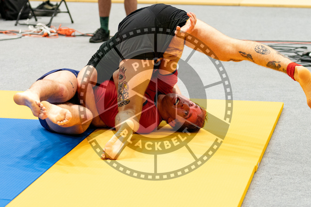 20230916PBB2855 | Fighters compete during the grappling tournement ADCC Trials (European, Middle East and African Championship) in Warsaw, Poland, on September 16, 2023.