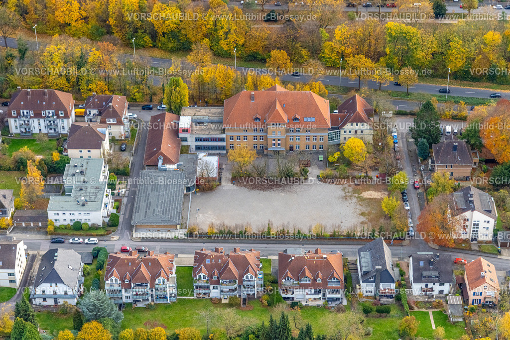 Hagen251101363 | Luftbild, Schule Albrecht-Dürer-Gymnasium, herbstliche Bäume, Hochschulviertel, Hagen, Ruhrgebiet, Nordrhein-Westfalen, Deutschland