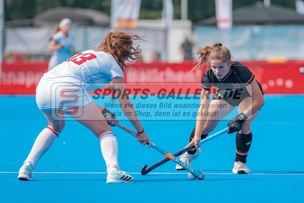HK_20230715_102670 | Euro Hockey WU18 SF2 Spain vs Germany Championship Girls &amp; Boys am 15.7.2023 CHTC , Krefeld ,
