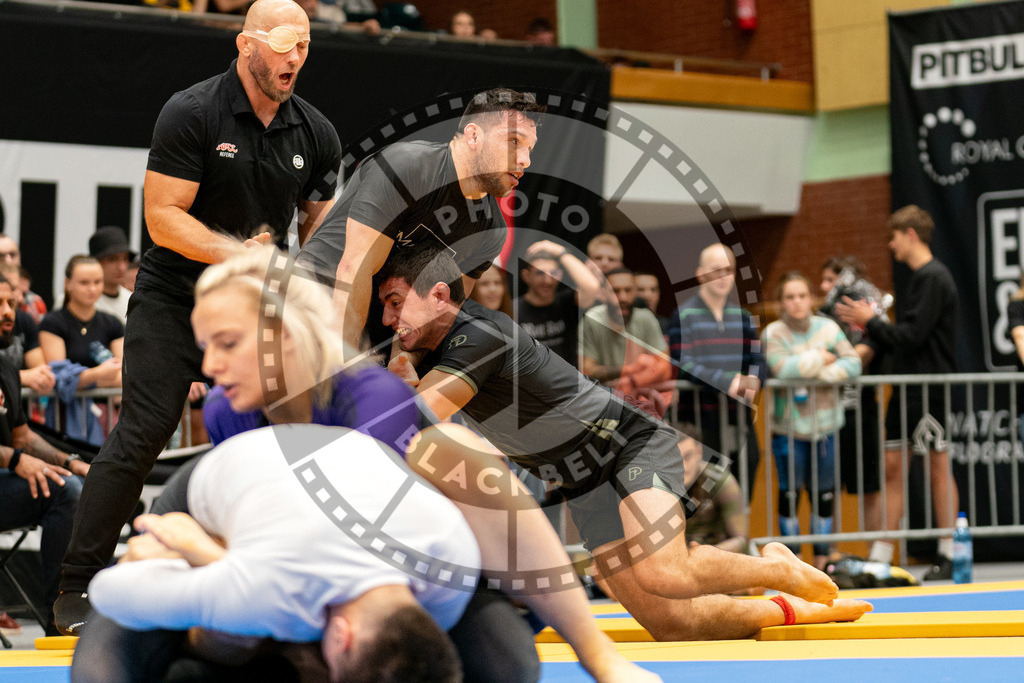 20230916PBB3720 | Fighters compete during the grappling tournement ADCC Trials (European, Middle East and African Championship) in Warsaw, Poland, on September 16, 2023.