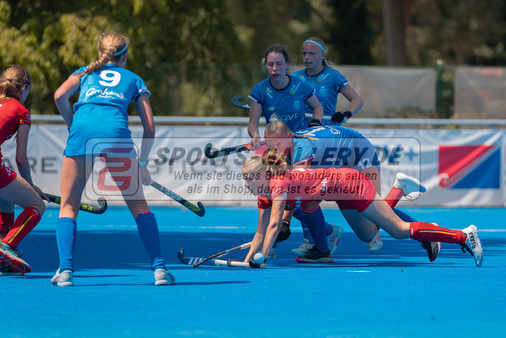 HK_20230708_109835 | Euro Hockey WU18 Belgium - Scotland Championship Girls &amp; Boys am 8.7.2023 CHTC , Krefeld ,