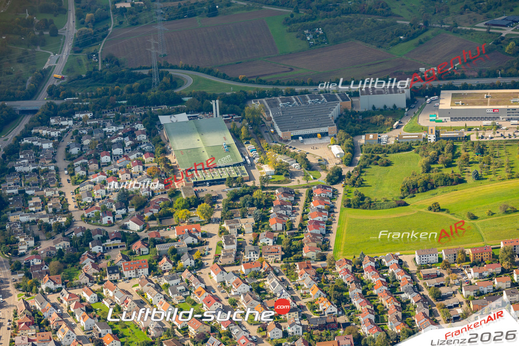 Luftaufnahme von Korb Vs Google Maps- Die Luftaufnahme wurde 2025 vom UL-Flugzeug heraus erstellt ( keine Drohne ) - Hochauflösende Luftaufnahme - für professionelle Ausdrucke geeignet. Die Geschenkidee !Mit Lizenz und Bildrechte bestellbar