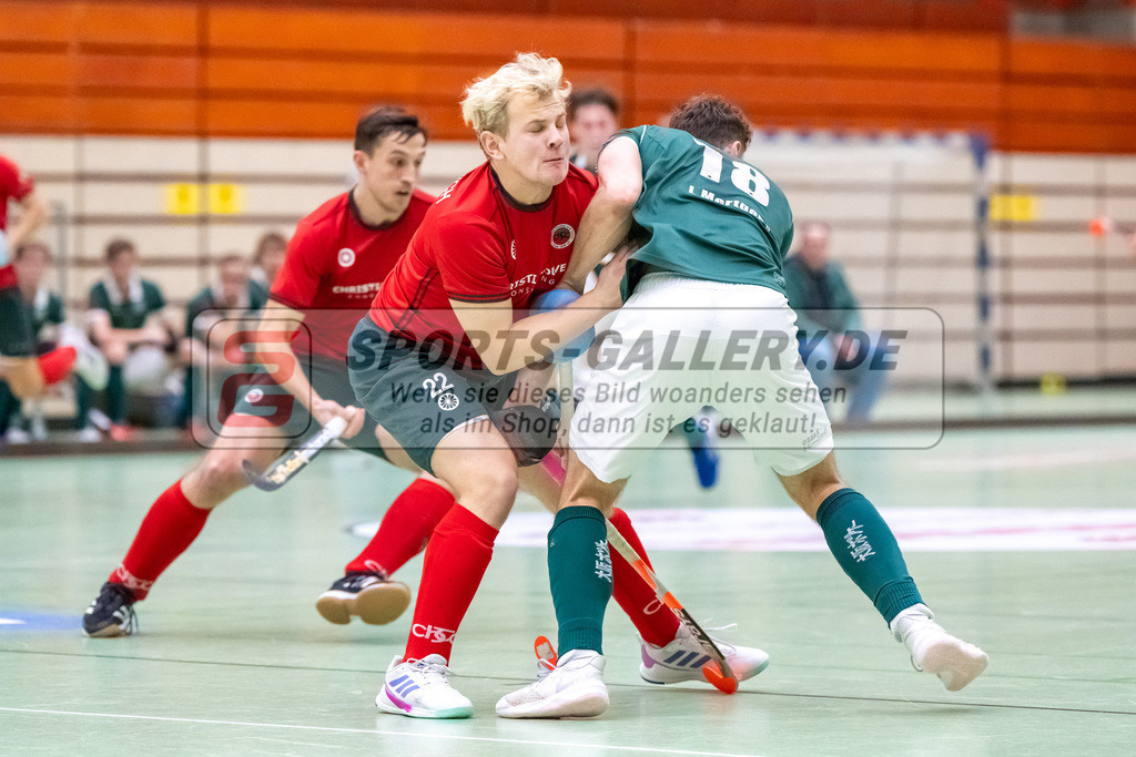 HK_20250110_101215 | 1. Bundesliga Halle Herren Crefelder HTC - Uhlenhorst Mülheim am 10.1.2025 Glockenspitz Halle Krefeld, Krefeld ,