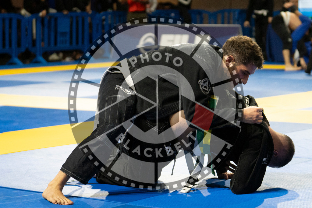 20240119PBB0864 | Fighters compete during the IBJJF European Championship in Paris, France, on January 19, 2024.