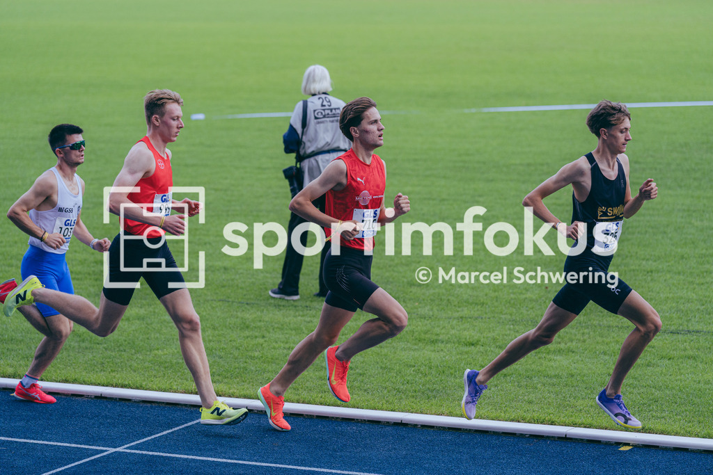 DM U23 U18 Bochum 2026 | Tim Kalies (LG Braunschweig), Startnummer 710, mU23 1500-Meter-Lauf, Finale Deutsche Meisterschaften der U18 &amp; U23 2026, Lohrheidestadion Bochum-Wattenscheid, 04.07.2026 Foto: Marcel Schwering / sportimfokus - Realisiert mit Pictrs.com