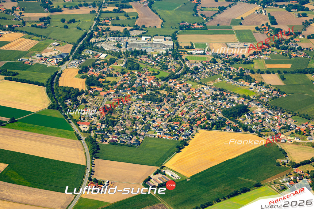 Die Luftaufnahme Schönes Bild von Dielingen - Stemwede wurde 2022 vom Flugzeug aus (keine Drohne) erstellt. Hohe Auflösung -für große Poster und Wandbilder geeignet - Garantiert!