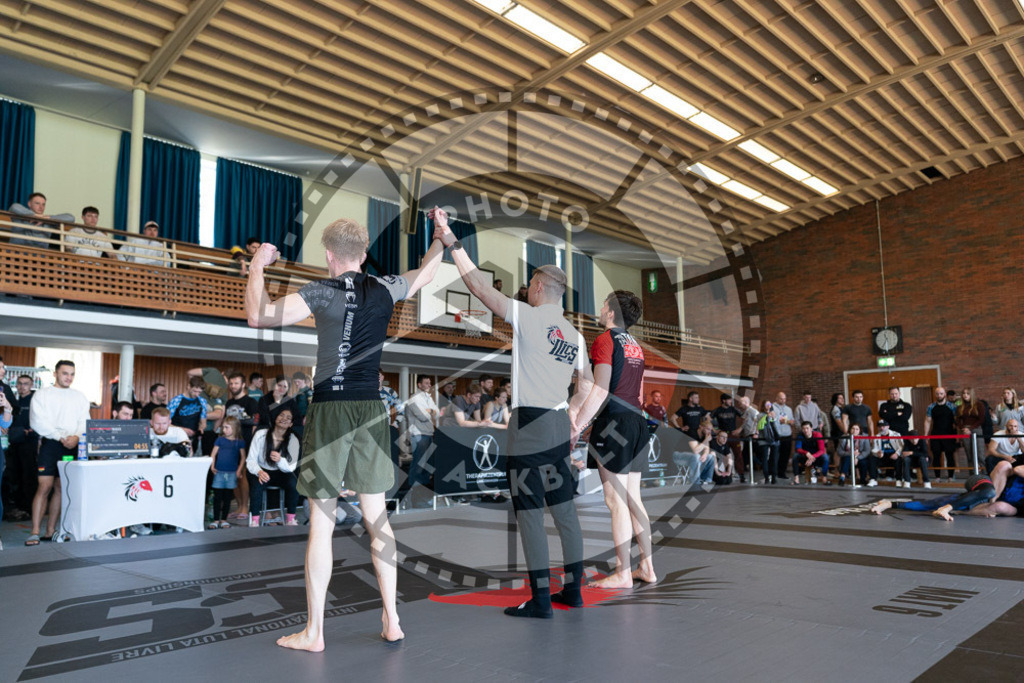 20250329PBB1478 | Fighters compete during the International Luta Livre (ILLCS) Germany IX Spring 2025 Competition spring on March 29, 2025 in Hannover, Germany.© Chiara Dazi