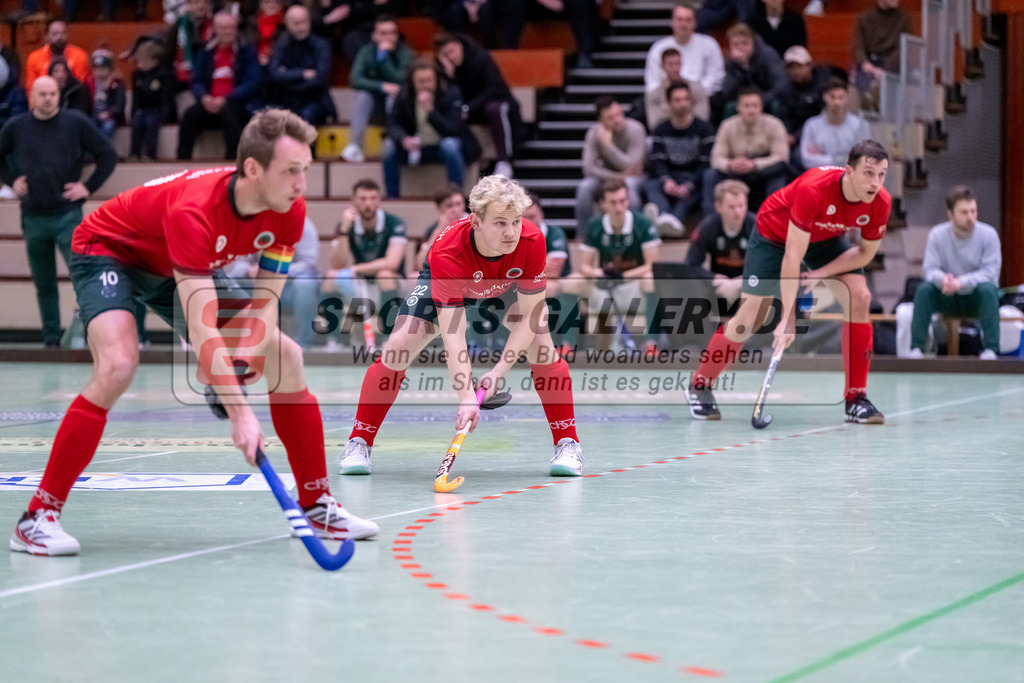 HK_20250110_101260 | 1. Bundesliga Halle Herren Crefelder HTC - Uhlenhorst Mülheim am 10.1.2025 Glockenspitz Halle Krefeld, Krefeld ,