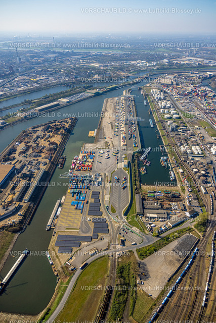 Duisburg250402696DuisPort | Luftbild, duisport Hafen Duisburg, Hafengebiet, Ölinsel, Kohleninsel Container Terminal und Schrottinsel Rohstoffinsel, Ruhrort, Duisburg, Ruhrgebiet, Nordrhein-Westfalen, Deutschland