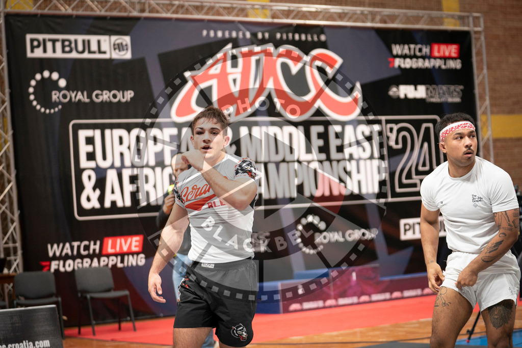 20240217PBB06646 | Fighters compete during the ADCC European, Middle Eastern and African Championship in Zagreb, Croatia, on February 17, 2024.