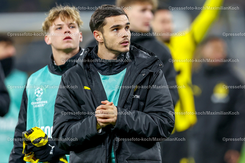 UCL11122402220 | 11.12.2024, UEFA Champions League, Borussia Dortmund - FC Barcelona, 8. Spieltag, Signal Iduna Park, Saison 2024 2025: Kjell Wätjen (BVB #38)