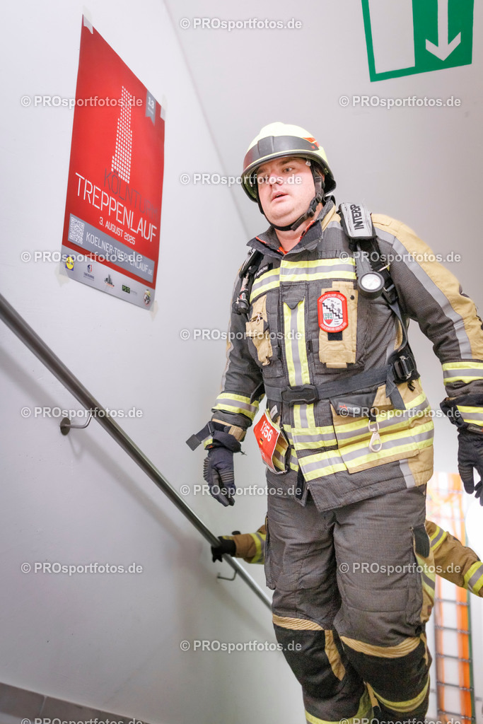 KölnTurm Treppenlauf; Köln, 03.08.2025 | Impressionen vom KölnTurm Treppenlauf am 03.08.2025 in Köln (Nordrhein-Westfalen). 