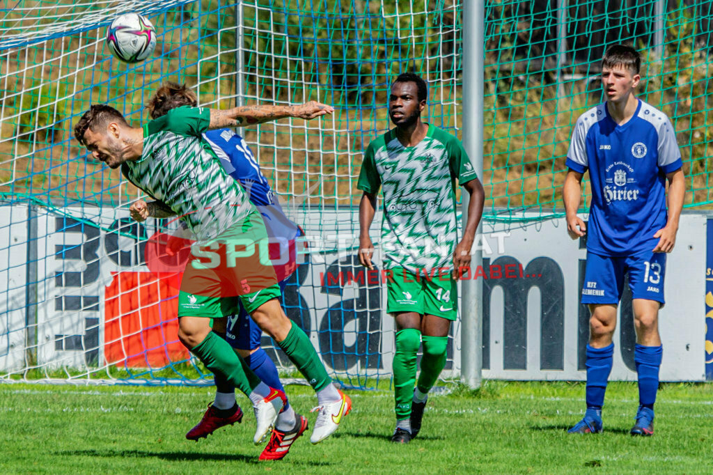 ASV Klagenfurt - Donau Klagenfurt | Amer Krcic (SV Donau Klagenfurt #5) Michael Kaiser (ASV Klagenfurt #19) Boyo Jarjue (SV Donau Klagenfurt #14) Sebastian Kraxner (ASV Klagenfurt #13) ; ASV Klagenfurt - Donau Klagenfurt am 31.07.2022 in Klagenfurt
(ASV Platz Annabichl), AUSTRIA, (Photo by Ernst Krawagner sport-fan.at) - Realisiert mit Pictrs.com