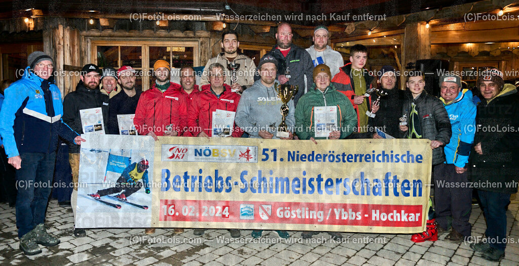 ALP9514_NOe-BetriebsSKI-LM_Mann-Frau-schaften | (C)FotoLois.com, Alois Spandl. 51. Niederösterreichische LandesBetriebs-Skimeisterschaften, best of two, Almlift-Piste Hochkar, LSV - Schiclub Göstling-Hochkar, Fr 16. Februar 2024.