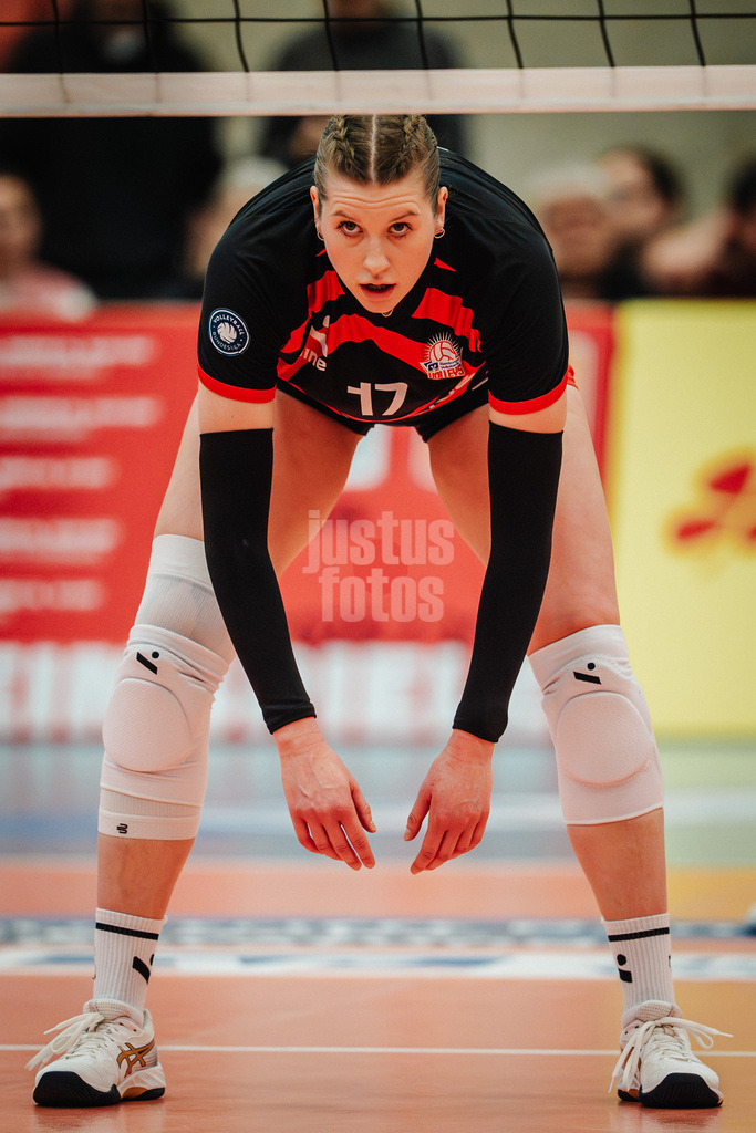 Volleyball | Frauen | Saison 2025/2026 | Volleyball Bundesliga | ETV Hamburger Volksbank Volleys vs. USC Münster | 22.01.2026 | Louisa Krams (#17, ETV Hamburger Volksbank Volleys)