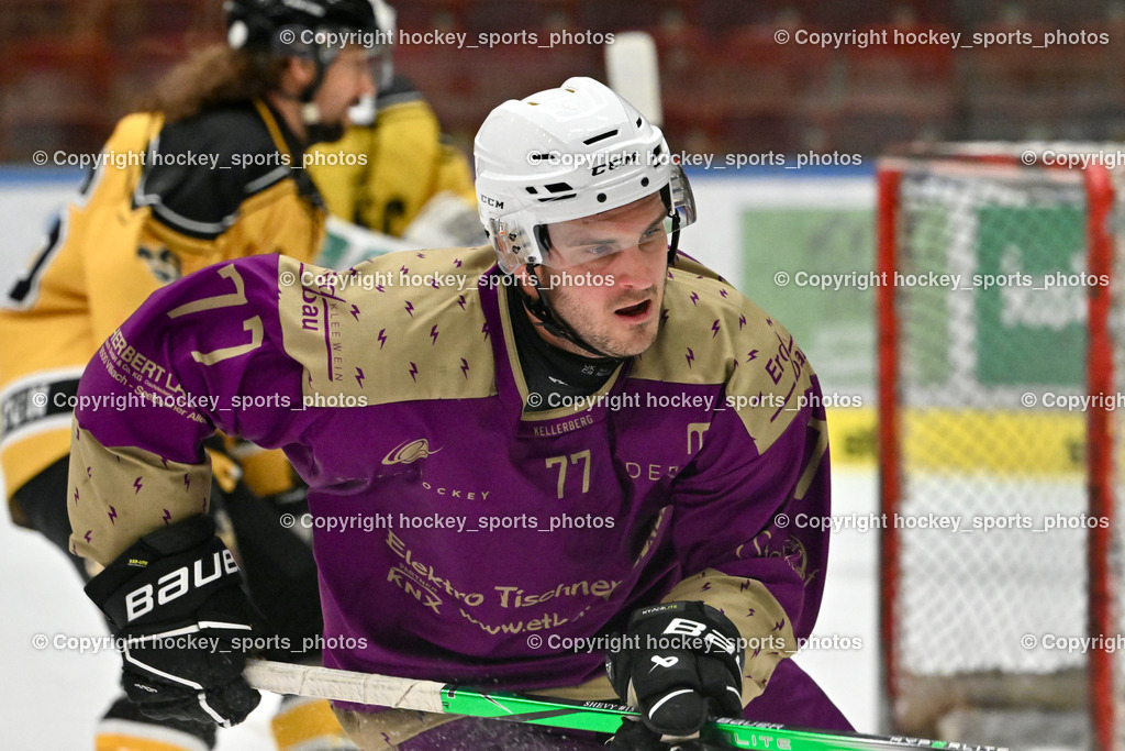 EC Kellerberg vs. EC Arnoldstein | #77 Lasser Herbert Ulf EC Kellerberg, EC Kellerberg vs. EC Arnoldstein, EC Kellerberg vs. EC Arnoldstein am 31.01.2025 in Villach (Stadthalle Villach), Austria, (Photo by Bernd Stefan)