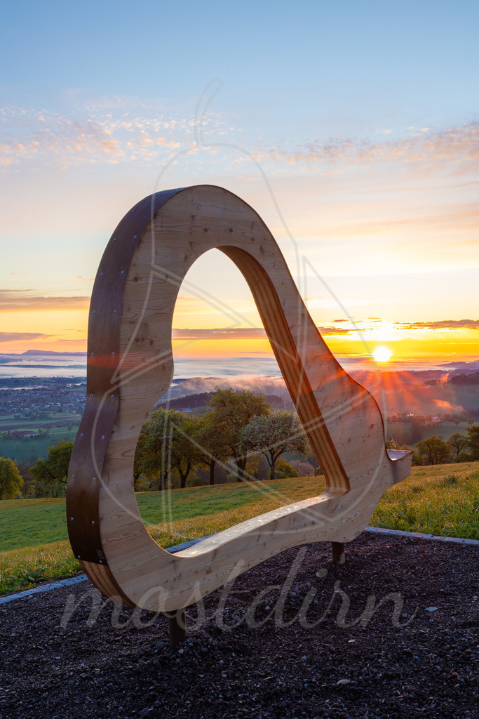Birnbaumblüte bei Sonnenaufgang | Unterhalb von Sankt Michael am Bruckbach - Realisiert mit Pictrs.com