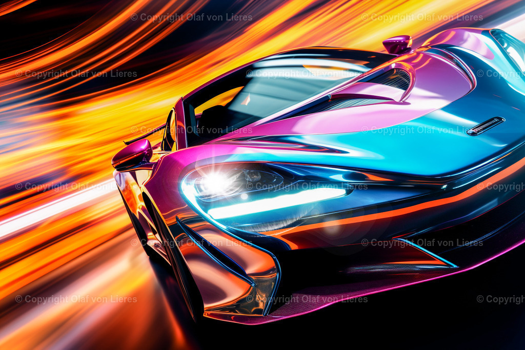 Mc Laren bunt | Sportwagen bunt Speed