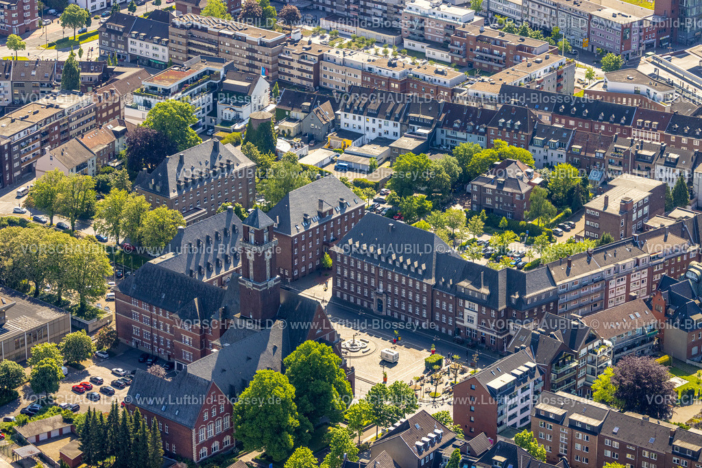 Bottrop230509605 | Luftbild, Rathaus, Altstadt, Bottrop, Ruhrgebiet, Nordrhein-Westfalen, Deutschland