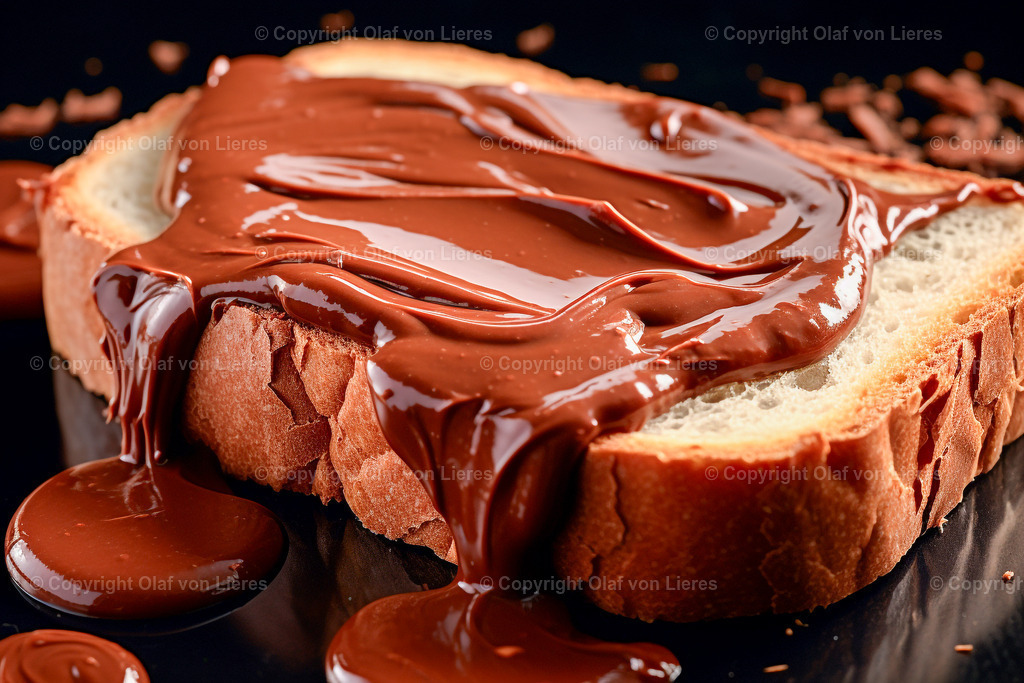 Schokoladencreme als Brotaufstrich | Brot mit Schokoladenaufstrich