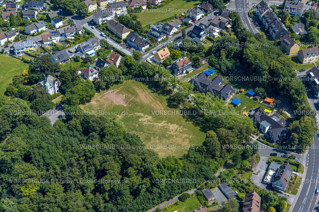 Schwelm230709050 | Luftbild, Wiesenfläche Drosselweg Ecke Goethestraße, Schwelm, Ruhrgebiet, Nordrhein-Westfalen, Deutschland