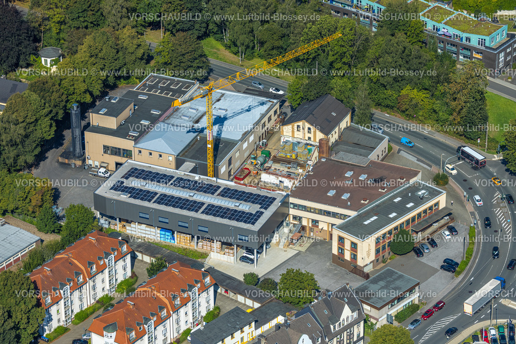 Schwelm240813831 | Luftbild, Pass GmbH Werk 1 mit Baustelle, Loh, Schwelm, Ruhrgebiet, Nordrhein-Westfalen, Deutschland