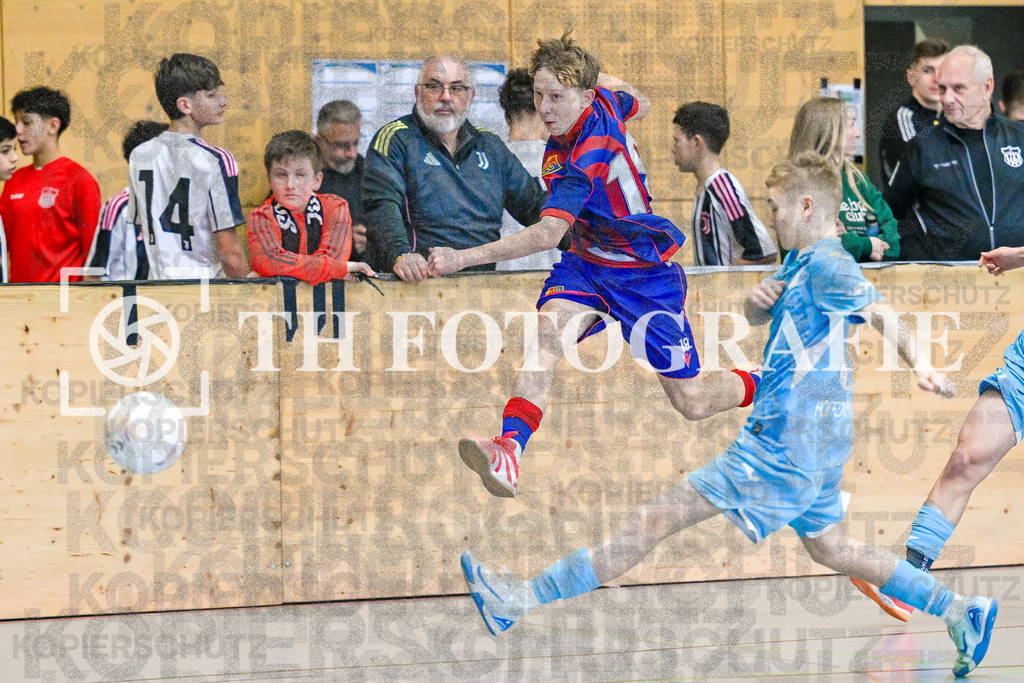 GER, TSG Hoffenheim - FC Basel, Fussball, U14 Hallenturnier, PS-Immo-Cup 2026, 18.01.2026 | Hoffenheim, Basel