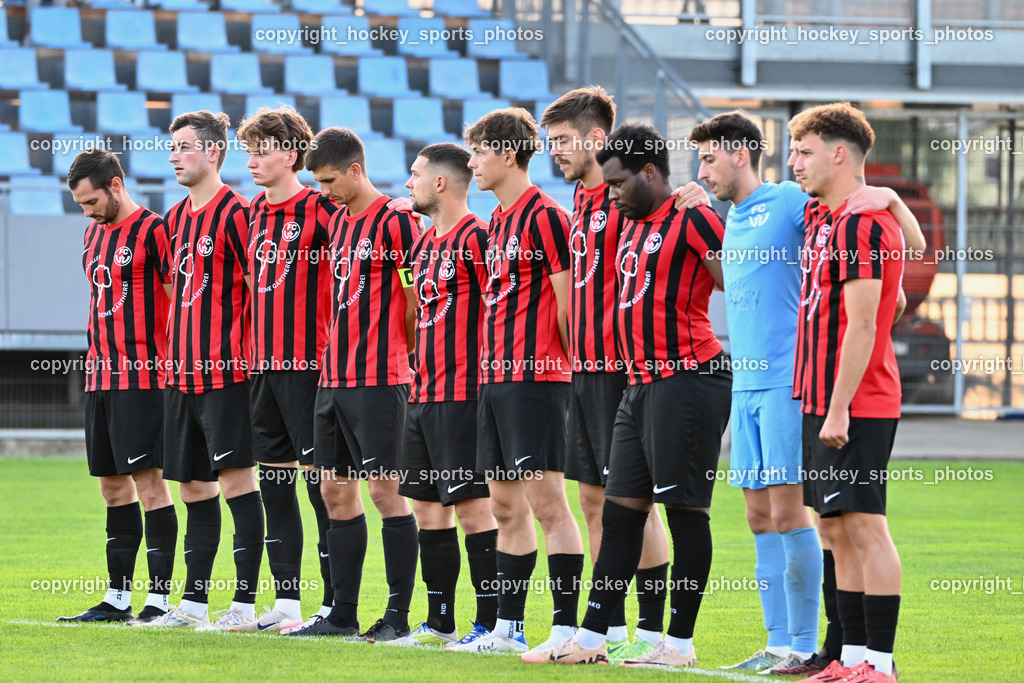 SC St. Veit vs. FC Nussdorf Debant | FC Nussdorf Debant Mannschaft, SC St. Veit vs. FC Nussdorf Debant, SC St. Veit vs. FC Nussdorf Debant am 22.08.2025 in St. Veit an der Glan (Jacques Lemans Arena), Austria, (Photo by Bernd Stefan)