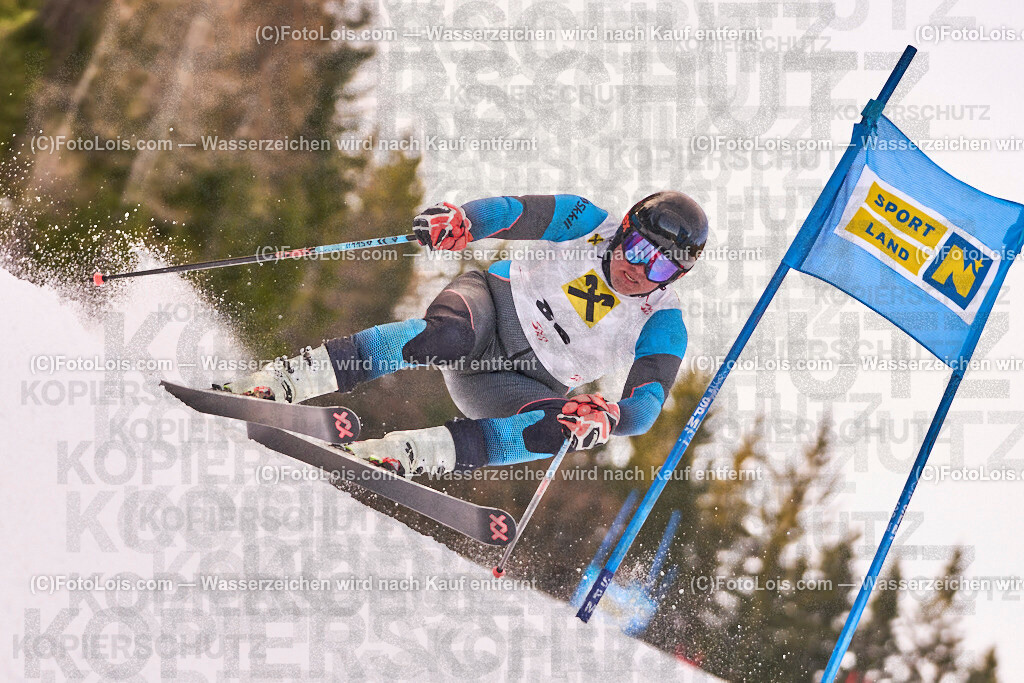 ALP1138_MastersCup-RTL-II_LKHF_Sumereder Markus | NÖ Raiffeisen MastersCup, Jugend - Damen - Herren, Riesentorlauf-Rennen 2 auf der Fuchswaldpiste in Lackenhof am Ötscher, durchführender Verein: Schiklub Lackenhof, So 9. Februar 2025.