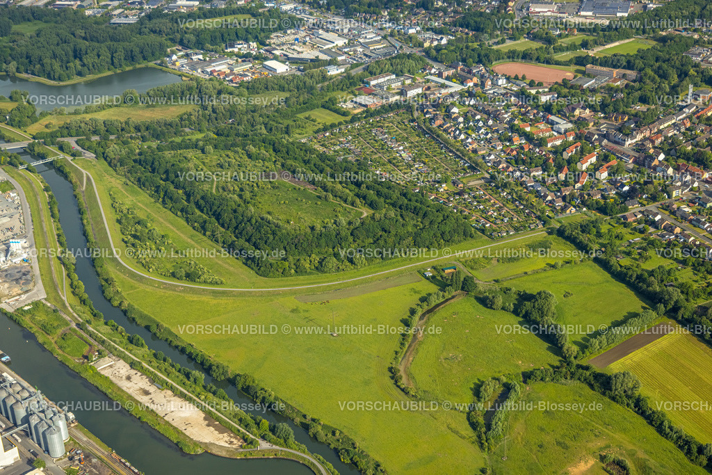 Hamm220601567 | Luftbild, Nienbrügger Berg, NSG Naturschutzgebiet Alte Lippe und Radbodsee, Kleingartenverein Nordenheide, Bockum-Hövel, Hamm, Ruhrgebiet, Nordrhein-Westfalen, Deutschland