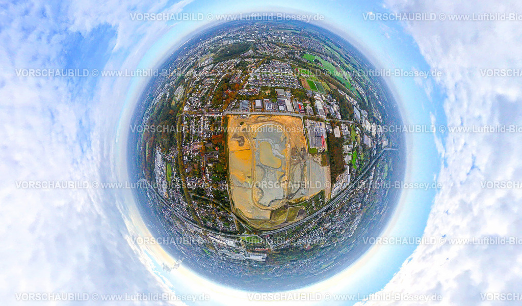 Recklinghausen241090404ehemTrabrennbahn-2 | Luftbild der ehemaligen Trabrennbahn Recklinghausen, an der Autobahn A2, mit nördlicher Tangente der Blitzkuhlenstraße, König-Ludwig, Recklinghausen, Ruhrgebiet, Nordrhein-Westfalen, Deutschland