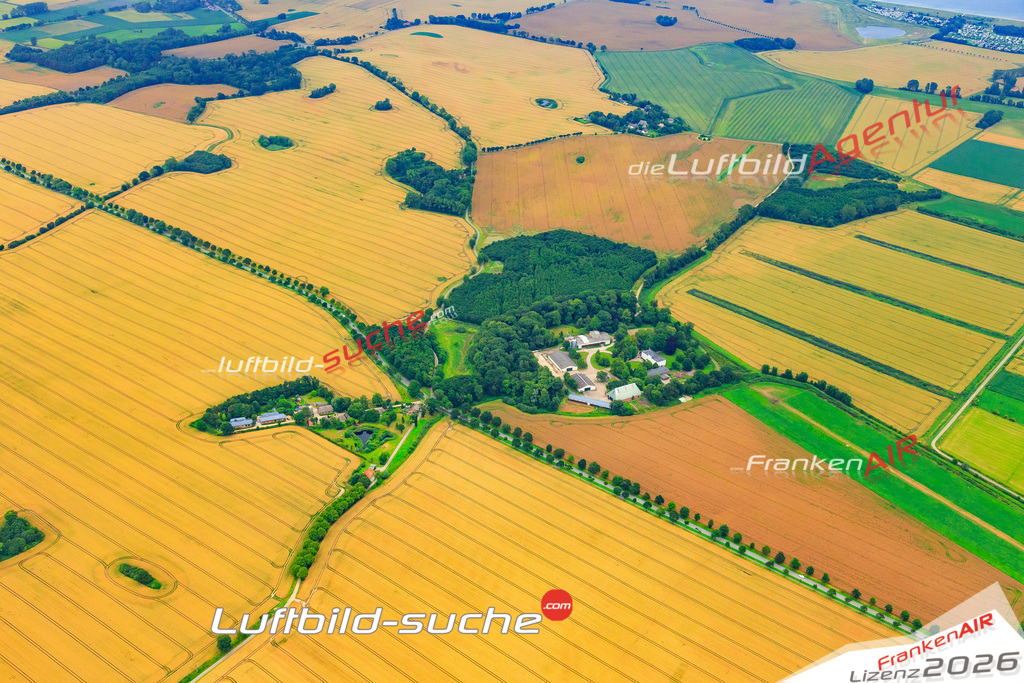 Die Luftaufnahme der Stadt Grube wurde vom UL-Flugzeug heraus erstellt ( keine Drohne )- hohe Auflösung für beste Qualität
