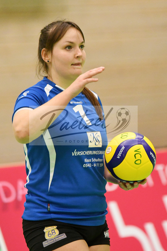 20200208_VCOASC_0067 | Volleyball, Frauen:   waehrend des Spiels der Regionalliga NordWest zwischen VC Osnabrueck und ASC 46 Goettingen in der Schlosswall-Halle am 08.02.2020 in Osnabrueck, Deutschland. - Realisiert mit Pictrs.com